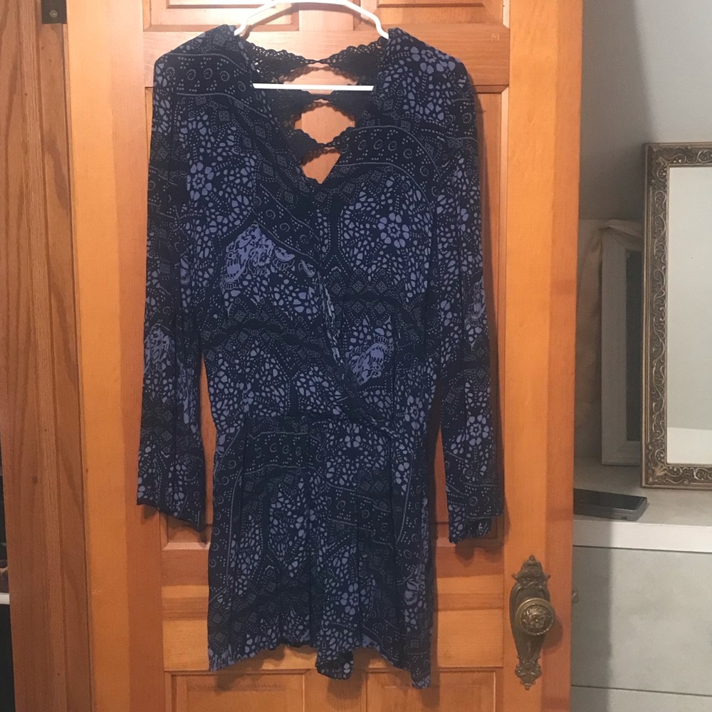 Blue romper